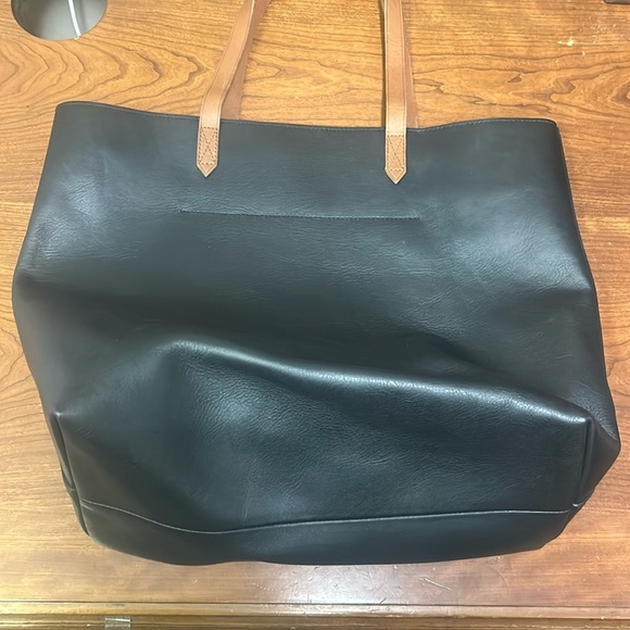 Madewell The Zip-Top Transport Tote MONOGRAM SILVA - Picture 4 of 5